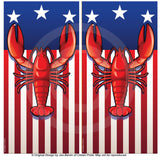 USA Lobster Cornhole Board Vinyl Skin Wraps, 24x48"