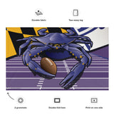 Ravens Sports Crab of Baltimore, Large Flag, 56 x 34.5" with 2 grommets