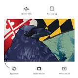 Baltimore Raven, Large Flag, 56 x 34.5" with 2 grommets