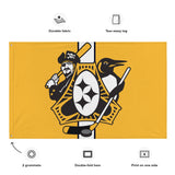 Pittsburgh Sports Fan, Large Flag, 56 x 34.5" with 2 grommets