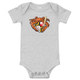 Oriole Baseball Crab Maryland Crest, Baby short sleeve one piece