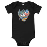 Philadelphia Fan Crest, Baby short sleeve one piece