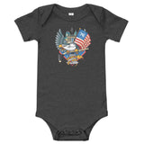 Philadelphia Fan Crest, Baby short sleeve one piece