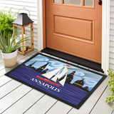 Annapolis Red Sailboat, Doormat