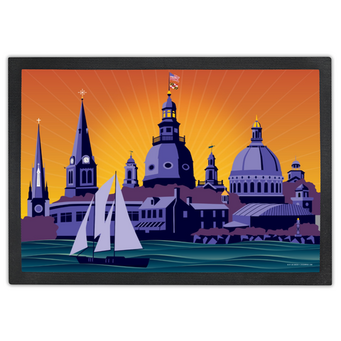 Annapolis Steeples and Cupolas: Sunset, Doormat