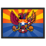 Arizona Sports Fan Crest, Doormat