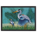 Coastal Blue Heron of the Chesapeake Doormat