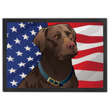 USA Chocolate Lab, Doormat