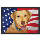 USA Yellow Lab, Doormat