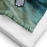 Coastal Blue Heron of the Chesapeake Towel by Joe Barsin, 30x60"