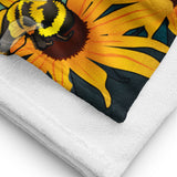 Maryland Blue Crab Black-Eyed Susan Towel by Joe Barsin, 30x60"