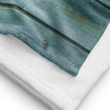 Blue Crab Love Towel, vertical 30x60"