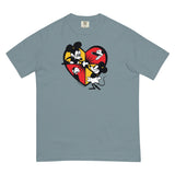 Steamboat Willie & Friends, Love with Hearts, Unisex garment-dyed heavyweight t-shirt