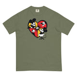 Steamboat Willie & Friends, Love with Hearts, Unisex garment-dyed heavyweight t-shirt