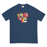 Steamboat Willie & Friends, Love with Hearts, Unisex garment-dyed heavyweight t-shirt