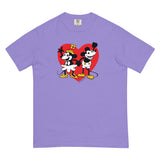 Steamboat Willie in Love with Heart, Unisex garment-dyed heavyweight t-shirt