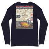 US Civil War, Lincoln, Invasion of Norfolk, VA, Unisex Long Sleeve Tee