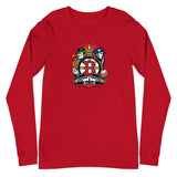 Boston Sports Fan Crest - Unisex Long Sleeve Tee