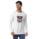 Chicago Sports Fan Crest - Unisex Long Sleeve Tee