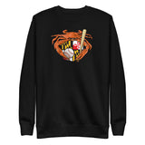 Oriole Baseball Crab Maryland Crest, Unisex Premium Sweatshirt