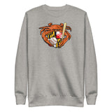 Oriole Baseball Crab Maryland Crest, Unisex Premium Sweatshirt