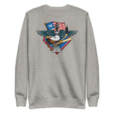 Fly, Philly, Fly! Sports Fan Crest, Unisex Premium Sweatshirt