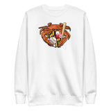 Oriole Baseball Crab Maryland Crest, Unisex Premium Sweatshirt