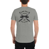 Here's Jimmy!, "Jimmy Don't Need No Cullstick" in gray, Short sleeve t-shirt