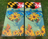 Brand new citizen pride cornhole set ready for pick-up!