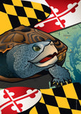 Maryland Terrapin Large House Flag by Joe Barsin, 28x40