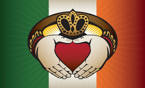 Irish Claddagh Door Mat by Joe Barsin, 30x18