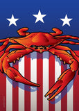 USA Crab Large House Flag by Joe Barsin, 28x40