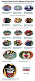 Washington DC skyline Oval Magnet collection, 6x4