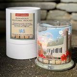 Luxury Soy Candle, Annapolis Historic Houses Fragrance, Hand Poured/Hand Labeled, Housed in Decorative Gift Packaging.