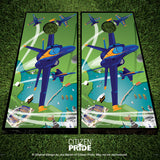 Blue Angels: Naval Academy Cornhole Boards, 24x48"