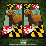 Maryland Chessie Cornhole Boards & Vinyl Skin Wraps, 24x48"