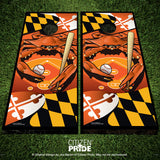 Orioles Sports Crab of Baltimore Cornhole Boards 