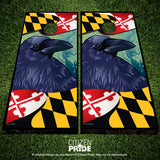 Raven Cornhole Boards & Vinyl Skin Wraps, 24x48"