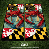 Maryland Crab Feast 2 Cornhole Boards, 24x48"