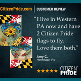 Maryland Black-eyed Susan Blue Crab Flag customer review