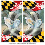 Maryland Oyster Cornhole Board Vinyl Skin Wraps, 24x48"