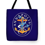 Annapolis Aweigh Fouled Anchor - Tote Bag