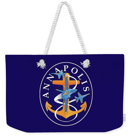 Annapolis Aweigh Fouled Anchor - Weekender Tote Bag