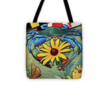 Blue Crab Maryland Black-eyed Susan - Tote Bag