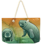 Coastal Florida Manatee - Weekender Tote Bag