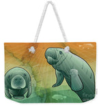 Coastal Florida Manatee - Weekender Tote Bag