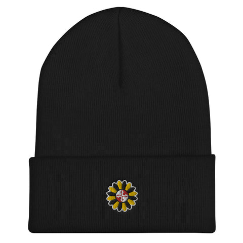 Maryland Power Flower Cuffed Beanie