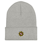 Maryland Power Flower Cuffed Beanie