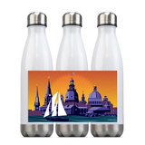 Annapolis Steeples and Cupolas, Steel Slim Neck Bottle 18oz