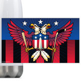 Washington Double Eagle Sports Crest, Steel Slim Neck Bottle 18oz